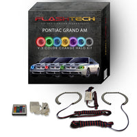 Pontiac Grand Am V.3 Fusion Color Change LED Halo Headlight Kit 1995-2005
