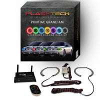 Pontiac Grand Am V.3 Fusion Color Change LED Halo Headlight Kit 1995-2005