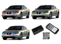 Pontiac Grand Prix V.3 Fusion Color Change LED Halo Headlight Kit 2004-2008