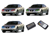 Pontiac Grand Prix V.3 Fusion Color Change LED Halo Headlight Kit 2004-2008