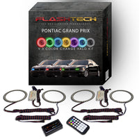 Pontiac Grand Prix V.3 Fusion Color Change LED Halo Headlight Kit 1997-2003