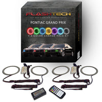 Pontiac Grand Prix V.3 Fusion Color Change LED Halo Headlight Kit 1997-2003