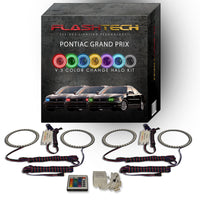 Pontiac Grand Prix V.3 Fusion Color Change LED Halo Headlight Kit 1997-2003