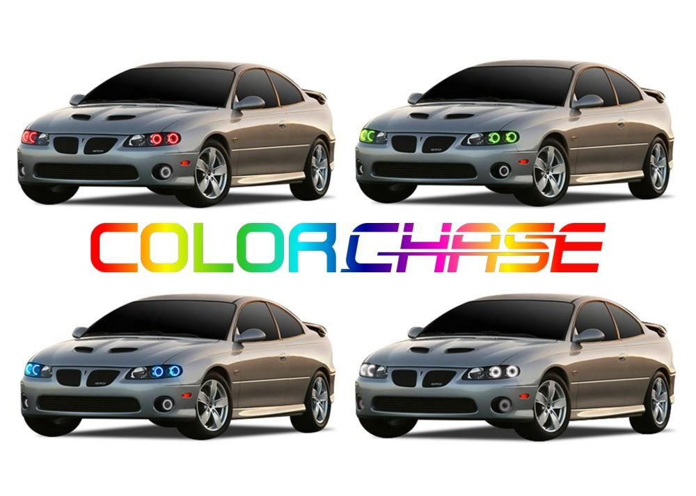 Pontiac GTO ColorChase LED Halo Headlight Kit 2004-2006