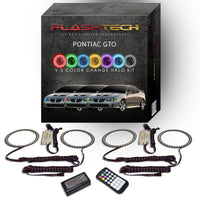 Pontiac GTO V.3 Fusion Color Change LED Halo Headlight Kit 2004-2006
