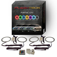Pontiac GTO V.3 Fusion Color Change LED Halo Headlight Kit 2004-2006
