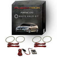Pontiac GTO White LED Halo Headlight Kit 2004-2006