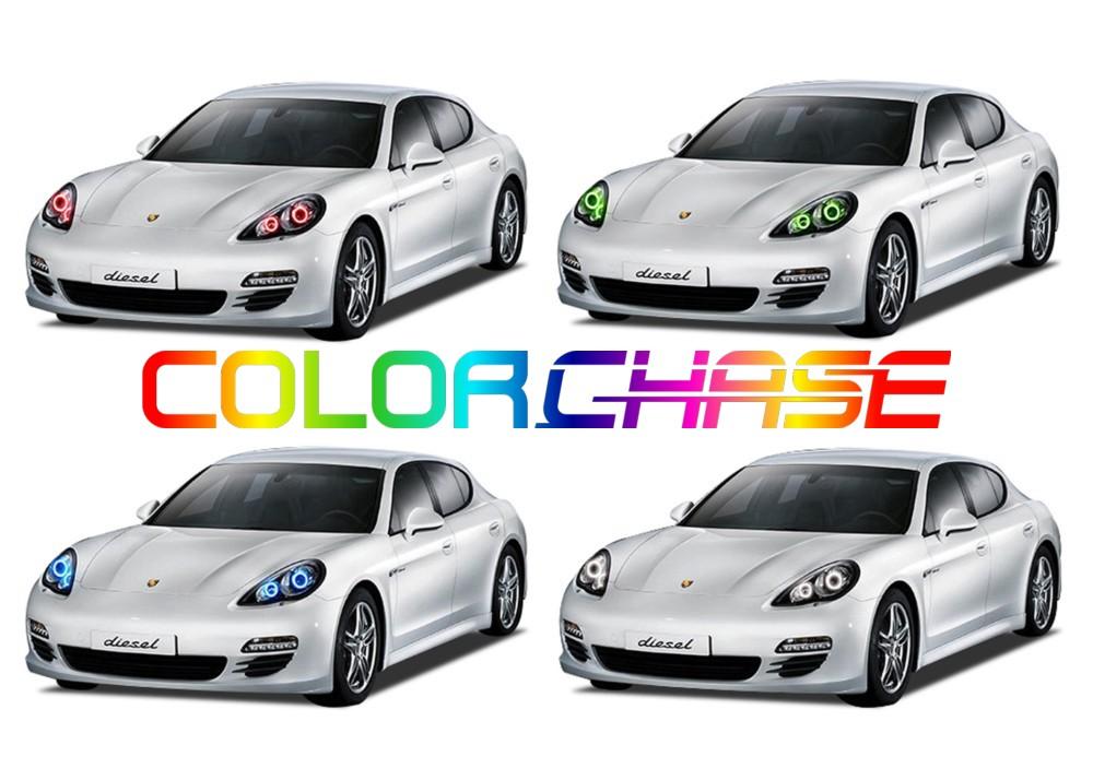 Porsche Panamera ColorChase LED Halo Headlight Kit 2010-2013