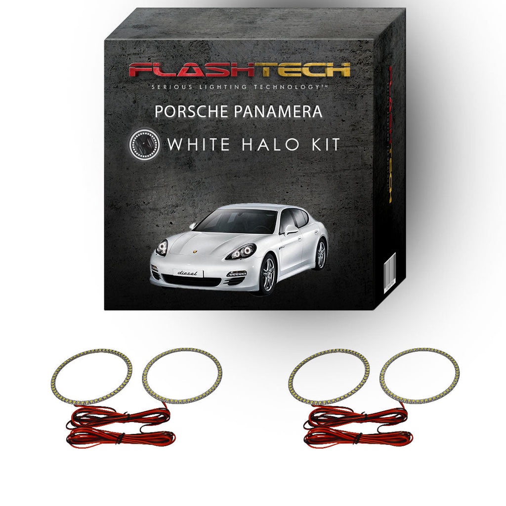 Porsche Panamera White LED Halo Headlight Kit 2010-2013