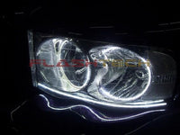 Dodge Ram White LED Halo Headlight Kit 2002-2005