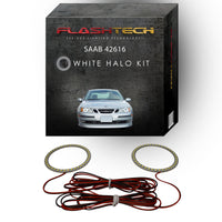 Saab 9 - 3 White LED Halo Headlight Kit 2003-2007