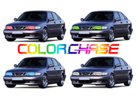 Saab 9 - 3 ColorChase LED Halo Headlight Kit 1999-2003