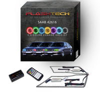 Saab 9 - 3 V.3 Fusion Color Change LED Halo Headlight Kit 1999-2003