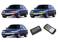 Saab 9 - 3 V.3 Fusion Color Change LED Halo Headlight Kit 1999-2003