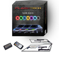 Saab 9 - 3 V.3 Fusion Color Change LED Halo Headlight Kit 1999-2003
