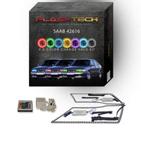 Saab 9 - 3 V.3 Fusion Color Change LED Halo Headlight Kit 1999-2003