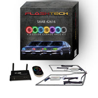 Saab 9 - 3 V.3 Fusion Color Change LED Halo Headlight Kit 1999-2003