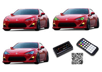 Scion FR-S V.3 Fusion Color Change LED Halo Headlight Kit 2012-2016