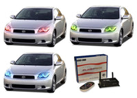 Scion tC V.3 Fusion Color Change LED Halo Headlight Kit 2005-2007