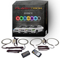 Scion tC V.3 Fusion Color Change LED Halo Headlight Kit 2008-2010