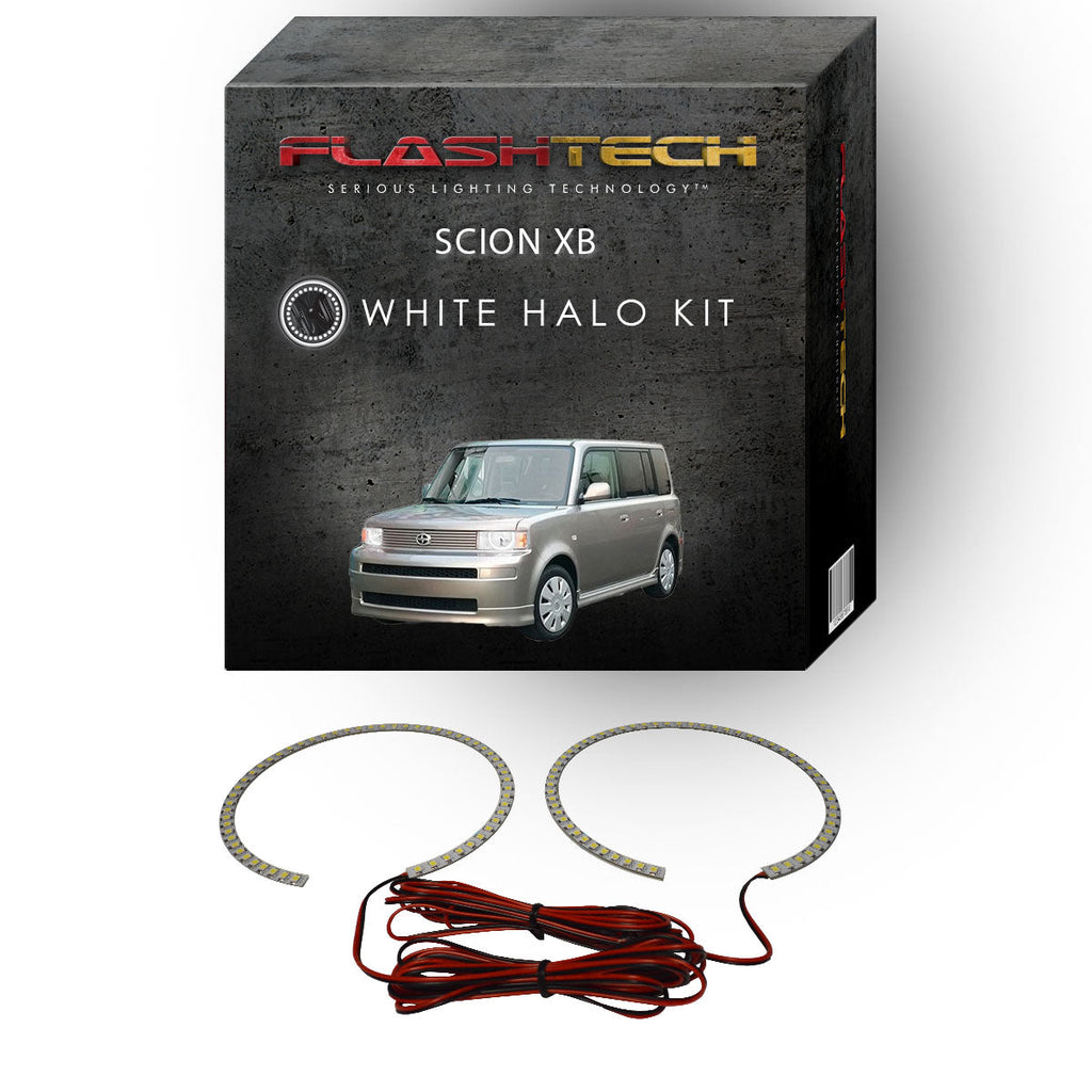 Scion xB White LED Halo Headlight Kit 2004-2007