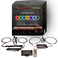 Saturn Aura V.3 Fusion Color Change LED Halo Headlight Kit 2007-2009