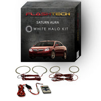 Saturn Aura White LED Halo Headlight Kit 2007-2009