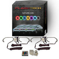 Saturn Ion V.3 Fusion Color Change LED Halo Headlight Kit 2003-2007
