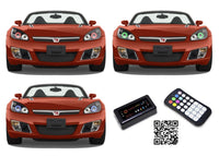 Saturn Sky V.3 Fusion Color Change LED Halo Headlight Kit 2007-2010