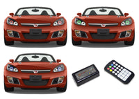 Saturn Sky V.3 Fusion Color Change LED Halo Headlight Kit 2007-2010