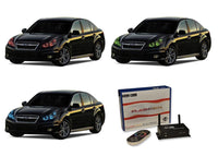 Subaru Legacy V.3 Fusion Color Change LED Halo Headlight Kit 2010-2012