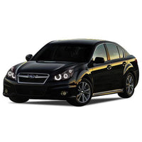 Subaru Legacy White LED Halo Headlight Kit 2010-2012