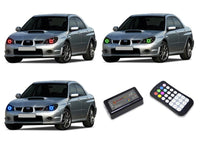 Subaru Impreza WRX V.3 Fusion Color Change LED Halo Headlight Kit 2006-2007