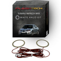 Subaru Impreza WRX White LED Halo Headlight Kit 2006-2007