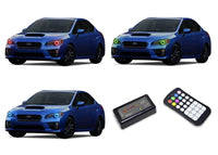 Subaru Impreza WRX V.3 Fusion Color Change LED Halo Headlight Kit 2015-2018