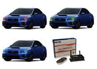 Subaru Impreza WRX V.3 Fusion Color Change LED Halo Headlight Kit 2015-2018