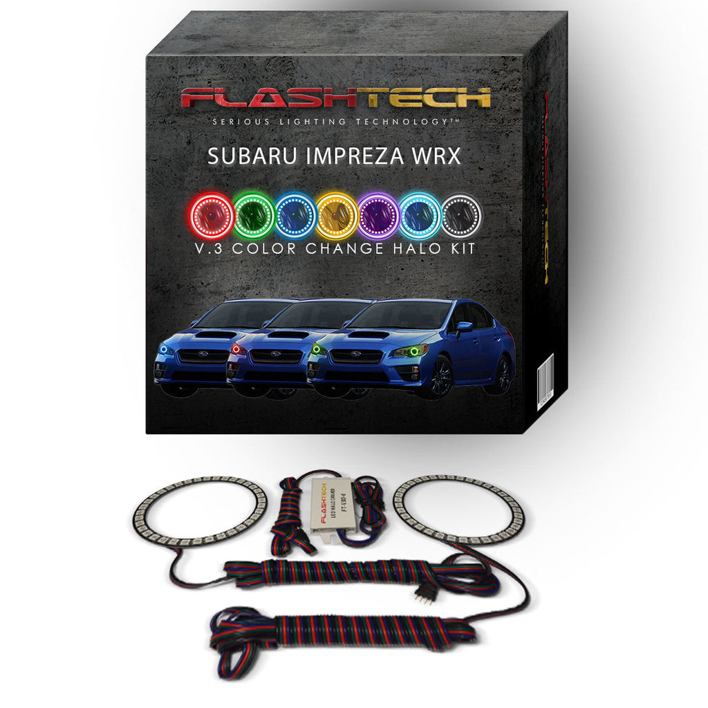 Subaru Impreza WRX V.3 Fusion Color Change LED Halo Headlight Kit 2015-2018