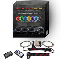 Subaru Impreza WRX STI V.3 Fusion Color Change LED Halo Headlight Kit 2008-2014