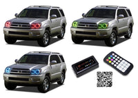 Toyota 4-Runner V.3 Fusion Color Change LED Halo Headlight Kit 2003-2005