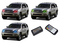 Toyota 4-Runner V.3 Fusion Color Change LED Halo Headlight Kit 2003-2005