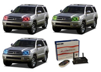 Toyota 4-Runner V.3 Fusion Color Change LED Halo Headlight Kit 2003-2005