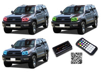Toyota 4-Runner V.3 Fusion Color Change LED Halo Headlight Kit 2006-2009