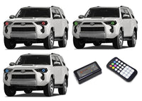 Toyota 4-Runner V.3 Fusion Color Change LED Halo Headlight Kit 2014-2016