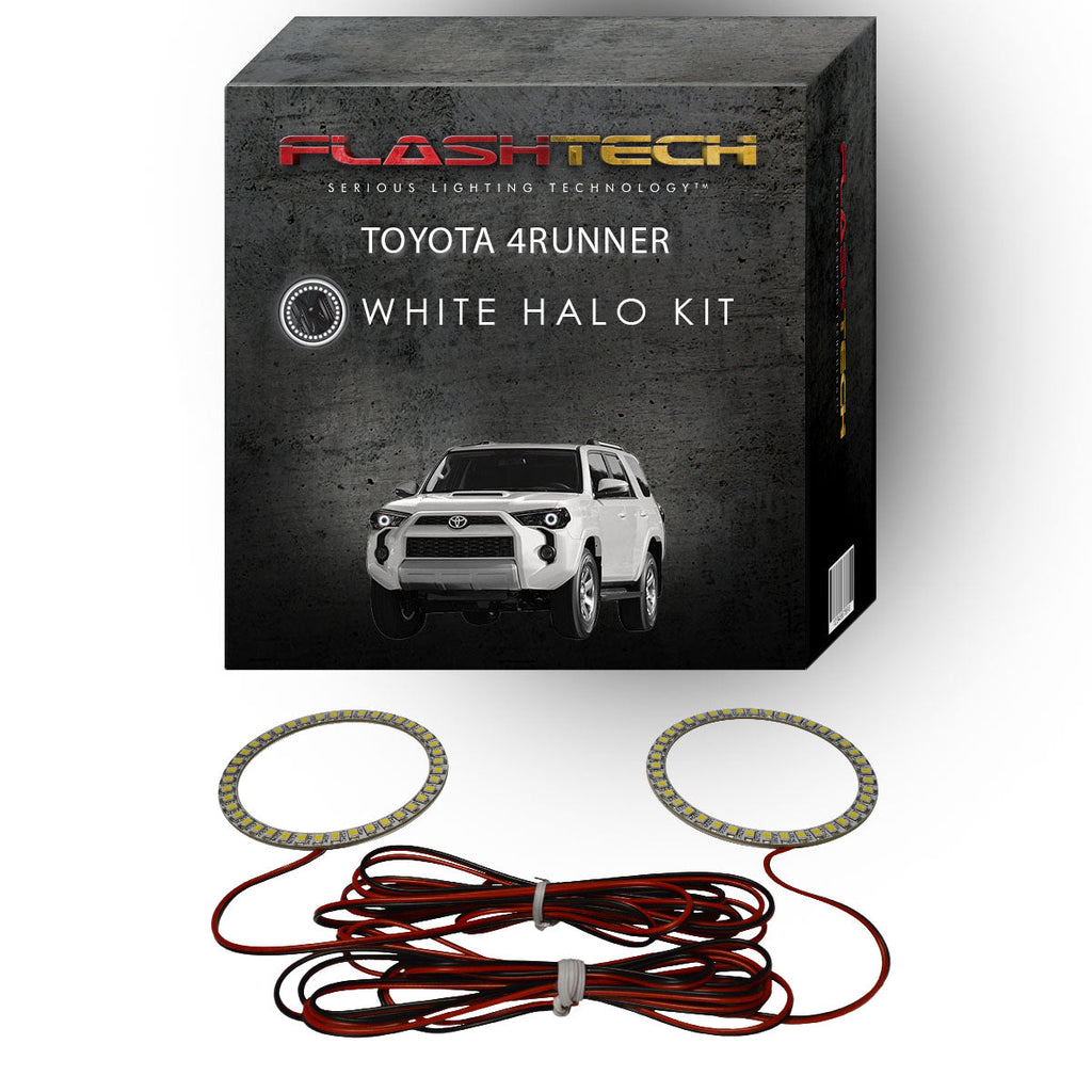 Toyota 4-Runner White LED Halo Headlight Kit 2014-2016