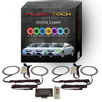 Toyota Camry V.3 Fusion Color Change LED Halo Headlight Kit 2007-2009