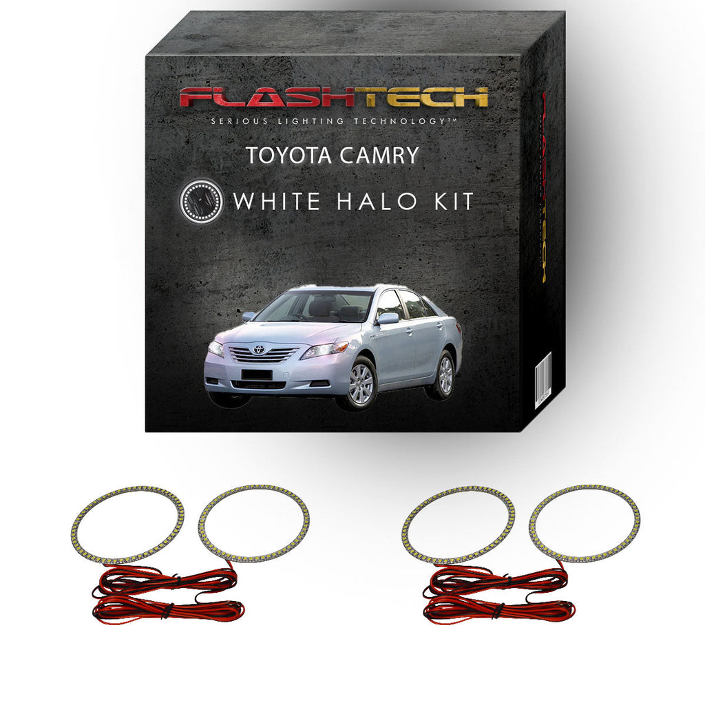 Toyota Camry White LED Halo Headlight Kit 2007-2009