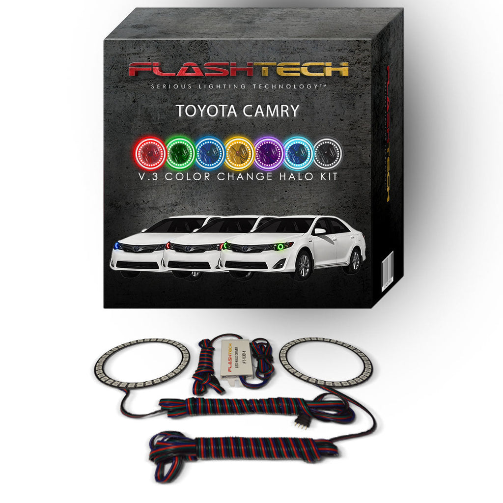 Toyota Camry V.3 Fusion Color Change LED Halo Headlight Kit 2012-2014
