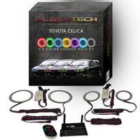 Toyota Celica V.3 Fusion Color Change LED Halo Headlight Kit 1994-1999