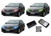 Toyota Corolla V.3 Fusion Color Change LED Halo Headlight Kit 2011-2013