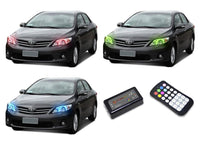 Toyota Corolla V.3 Fusion Color Change LED Halo Headlight Kit 2011-2013